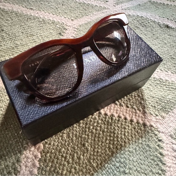Prada Two-toned Sunglasses Black & Brown - Picture 1 of 8